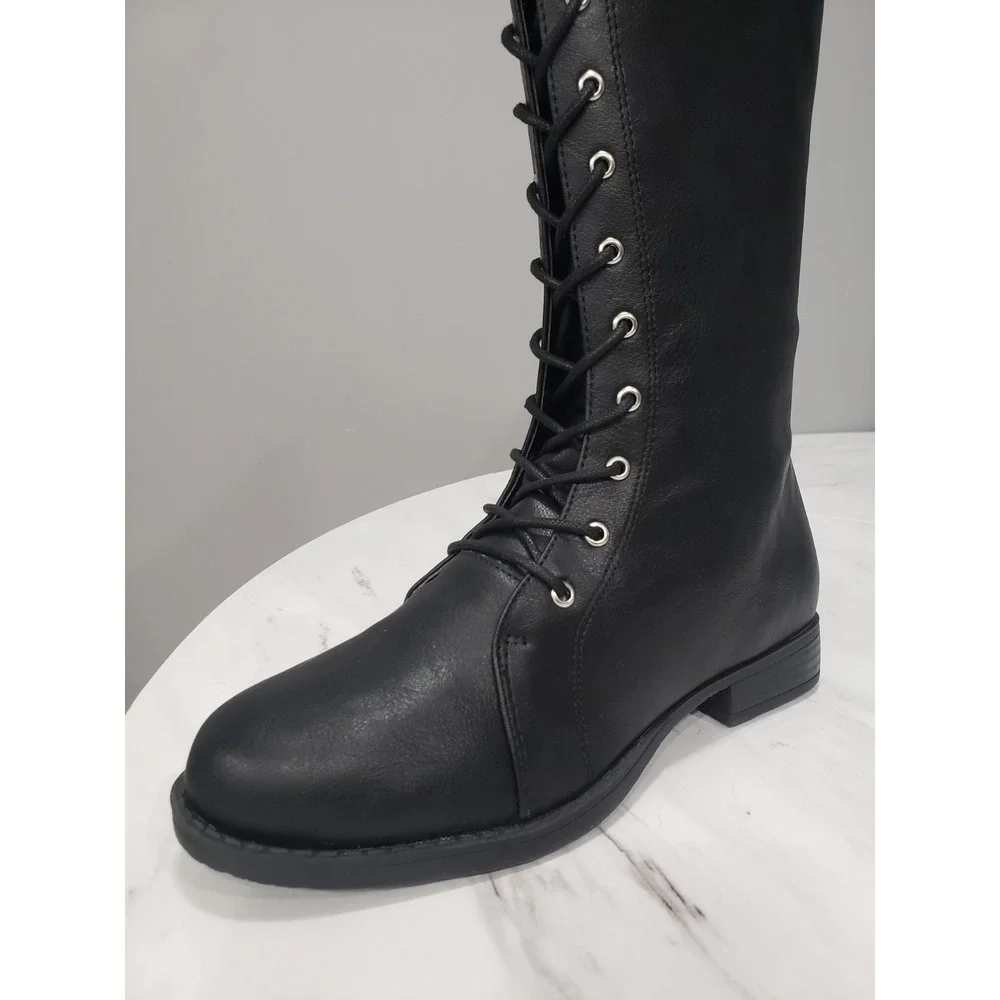 Ellie Shoes Knee High Boots HUNTRESS Witchy Renaissance Burning Man Gothic Punk